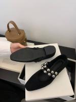 Nuevos zapatos franceses Mary Jane para mujer versión coreana diseño sentido moda remache tacón grueso cabeza cuadrada zapatos individuales ladyshoes - details 7