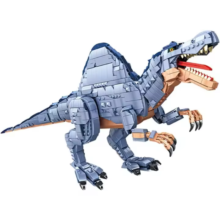 Spinosaurus-bloques de construcción para niños y adultos, juego de rompecabezas, modelo de dinosaurio jurásico, Colección creativa - 1