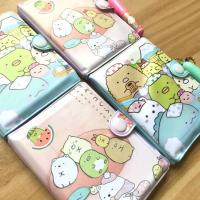 San-x-Cuaderno de dibujos animados SUMIKKO GURASHI A6, cuaderno Kawaii, Bloc de notas de tapa dura, organizador de tiempo, amigo, regalo de papelería para niños - details 5