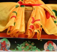Cuadros Twenty One Tara Thangka, estilo Xizang, entrada para sala de estar, bordado de Nepal, cuerno pequeño de Buda - details 6
