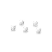 20 piezas, 4,5 MM, 6MM, 18K, Color dorado mate, latón, pulseras trenzadas lisas, cuentas espaciadoras, accesorios de joyería - details 12