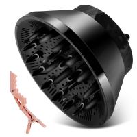 Difusor de secador de pelo Universal, accesorio para ondas finas y gruesas, rizadas y encrespadas, herramienta de salón de belleza con Clip - details 0