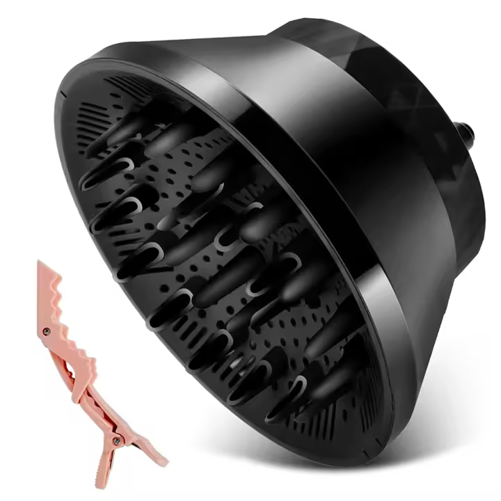 Difusor de secador de pelo Universal, accesorio para ondas finas y gruesas, rizadas y encrespadas, herramienta de salón de belleza con Clip - 1