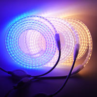 Tira de luces LED impermeable, 220V, 2835, alto brillo, 120led/m, Flexible, para cocina, jardín al aire libre, con enchufe de la UE - details 11