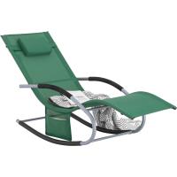 jardín Mecedora con reposapiés Tumbona ergonómica Negro OGS28-SCHx2 ES - details 109