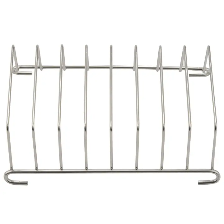 Rejilla de refrigeración para pan, soporte para tostadas, 2 piezas, 8 agujeros, rectangular, accesorios para freidora de aire, Organizador - 1