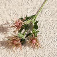 Flor de apio espinosa Artificial de plástico, flor falsa realista que no se decolora, plantas de simulación elegantes hechas a mano, decoración de oficina y Hotel - details 8