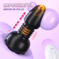 Vibrador Telescópico Enchufe Anal Vibrante con Mando a Distancia Masajeador Prostatea - details 2