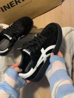Zapatillas de Entrenamiento para Mujeres Alemánas Gris-Azul Nueva Plataforma de Cuero Retro Deportes y Ocio - details 1