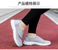 Velcro grande con pies anchos, espalda gruesa, zapatos deportivos de otoño para hombres y mujeres, zapatos para caminar con suela blanda para personas de mediana edad y ancianos - details 26