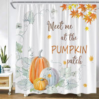Cortina de Ducha con Hojas de Palma Brillantes y Florales de Gourd Poliéster para Decoración del Hogar y Baño con Gancho - details 3