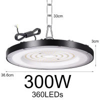 Luces LED de Alta Bahía Blancas Eficiencia Energética Diseño de Resina Acabado Lacado - details 2