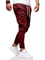 2025 pantalones largos deportivos informales con cordón elástico tridimensional, cansados, holgados, para correr, Otoño e Invierno - details 6
