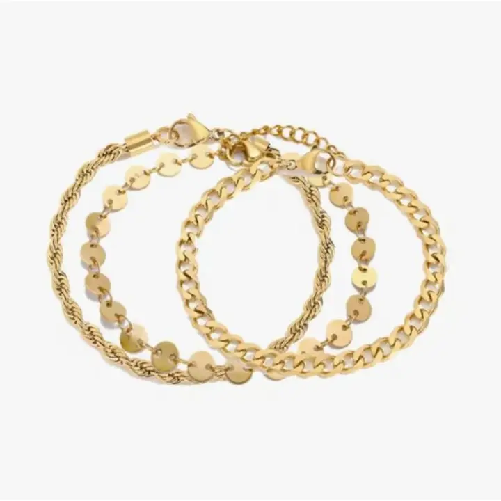 Pulsera de Esnabones de Flores de moda, Regalo de Navidad para el día de San Valentín - 1