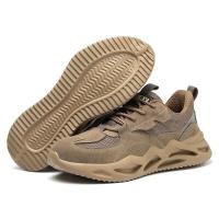 Zapatos de seguridad para hombre con cierre de aislamiento, zapatillas ligeras indestructibles, resistentes a los golpes, punta de acero, 6KV - details 11