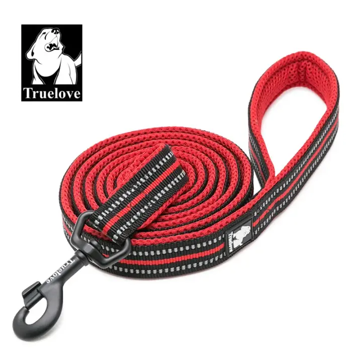 Truelove-Correa suave para perro y gato, arnés y Collar de nailon reflectante, malla de entrenamiento para caminar, 11 colores de longitud, 110cm, TLL2111 - 1