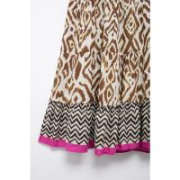 TRAFZA-Conjunto de 2 piezas para mujer, camisa de manga larga con botones decorados, falda larga plisada con cordón de cintura alta, 2024 - details 16