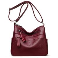 Bolso de mano de piel de vaca y cuero para mujer, bolso de gran capacidad, bolso de hombro con patrón impreso Retro, bolso cruzado femenino, nuevo - details 11