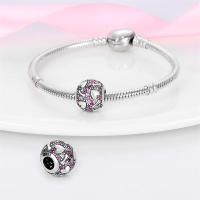 Pulsera Fit Original de 3mm en Plata Esterlina S925 con Pluma de Dreamcatcher y Cuentas DIY para Mujeres Joyería Fina de Cumpleaños - details 19