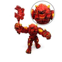 Simulación de hombre lobo, modelo Animal, orangután, simios míticos, figuras de demonios de hielo, muñeca de PVC, colección de modelos educativos Magma Golem - details 6