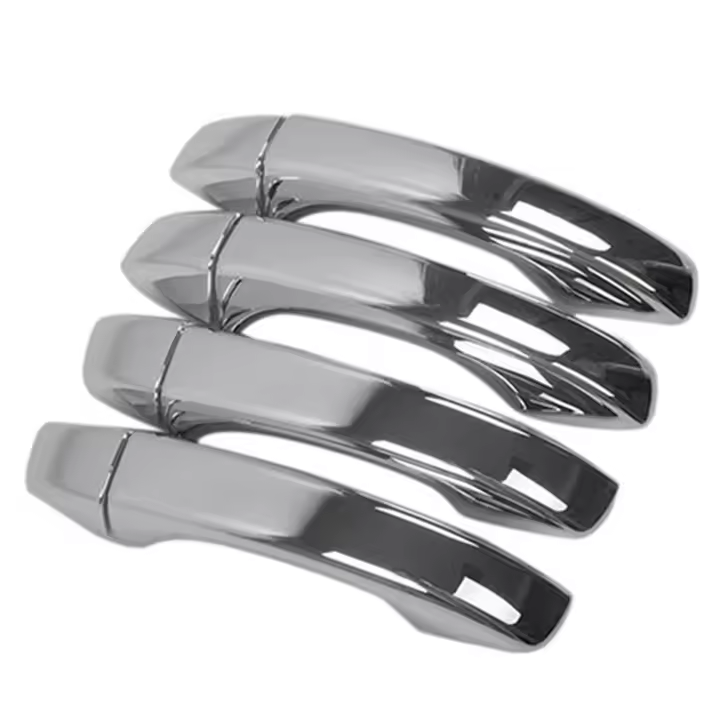 Para MG ZS 2017-2020 cubierta cromada de manijas de puerta de coche pegatinas embellecedoras cubierta de manija de puerta Exterior - 1