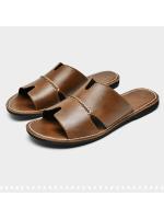Zapatillas de Verano 2025 para Hombre Estilo Nuevo, Chanclas de Cuero Genuino, Sandalias de Playa Casuales - details 3
