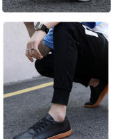 Zapatos minimalistas para hombre y mujer, zapatillas de cuero informales con punta ancha, zapatos ligeros para caminar, Unisex - details 20