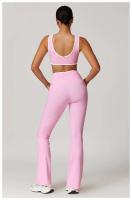 Pantalones de camping para mujer, monos de yoga reforzados de cintura alta con levantamiento de cadera, ropa de gimnasio, monos deportivos ajustados - details 13