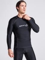 Protección Solar Para Hombres, Parte Superior De Traje De Baño De Cuello Alto, De Secado Rápido, Elástica - details 0