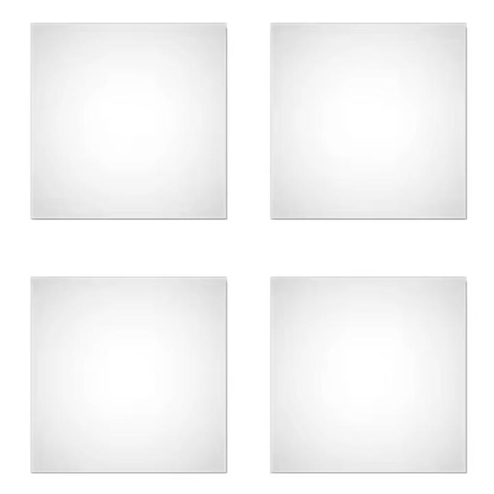 Espejo autoadhesivo sin cristal para decoración de pared, espejo delgado y Flexible para dormitorio familiar, armario y baño, 4 piezas, M - 1