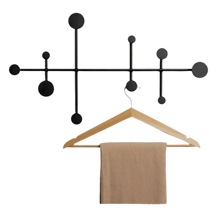 Perchero de Pared Elegante y Moderno Diseño Exclusivo de Berlín Ideal para Entrada y Recibidor - 1