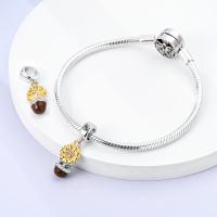 Colgante de luciérnaga que brilla en la oscuridad, cuentas de plata 925, compatible con pulseras originales, collar, regalos de Navidad, joyería para niña - details 33