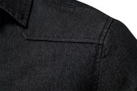 día del padre Camisa vaquera para hombre Algodón de alta calidad Elástico Primavera Chaqueta vaquera de manga larga Casual Slim Fit Ropa de calle Camisas de vaquero - details 12