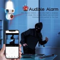 Cámaras de vigilancia wifi doméstico inalámbrico WIFI inteligente remoto  interior Lámpara alarma vigilancia - details 15