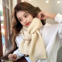 Bufandas gruesas a prueba de viento para hombres y mujeres, bufanda de lana de punto Unisex, cubierta térmica para el cuello, bufanda de esquí cálida, moda de otoño e invierno - details 6