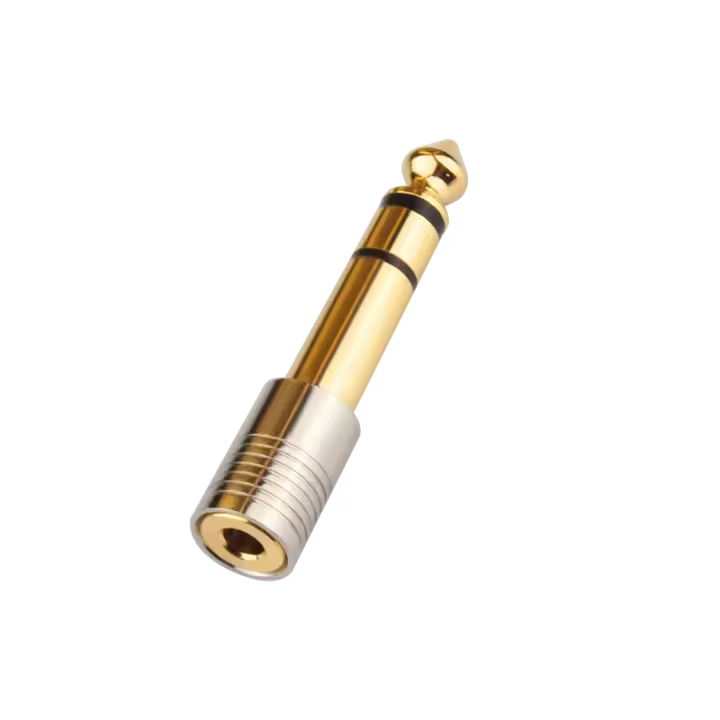 Alta calidad 3,5mm Audio Jack convertidor Jack 3,5 conector de altavoz 6,35mm macho a 3,5mm hembra conector de Audio para altavoz - 1
