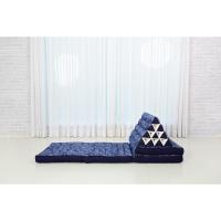 Cómodo Colchón De Suelo con Cojín De Lectura, Futón Japonés, Cama Plegable O Esterilla De Masaje Tailandés, 170 x 53 cm, Azul Claro - details 50