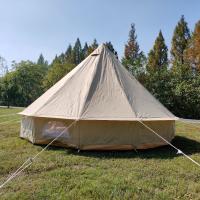 Carpa grande 300D de 4 metros Oxford, impermeable, con protección solar, para camping, tipo yurta, especial para exteriores, duradera y transpirable - details 1