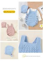 Conjunto de Bebé de Punto sin Mangas 2pcs Talla Única para Primavera Otoño - details 0