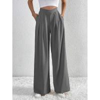 Pantalones de Oficina para Mujer de Cintura Alta y Piernas Anchos Cómodos y Elegantes - details 16