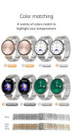 Reloj inteligente VL45 Pro, dispositivo con detección ECG, Bluetooth, llamada de emergencia SOS, fotografía remota, Pantalla AMOLED, novedad de 2024 - details 25
