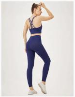 Sujetador y body de yoga, conjunto deportivo de gimnasio de yoga de 2 piezas para correr, ropa deportiva para mujer - details 5