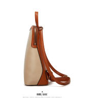 Set de Mochila de Cuero de Moda para Mujer Bolso de Hombro de Cuero con Tarjetero - details 10