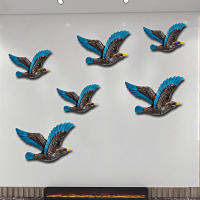 Estilo Mediterráneo resina gaviota pájaro pájaro pájaro marino decoración creativa Fondo pared colgante decoración del hogar Varios opcionales - details 8