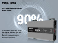 Inversor de Onda Senoidal Puro 2000W-4000W Convertidor de 24V a 220V Fuente de Alimentación de Emergencia para Caravana de Viaje al Aire Libre - details 4