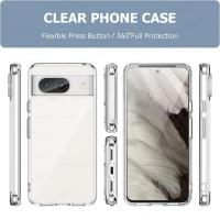 Funda de teléfono transparente suave de lujo para Google Pixel 8 7 6 Pro 8A 7A 6A, funda protectora trasera de silicona TPU a prueba de golpes, accesorios para teléfono - details 0