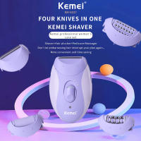Kemei-depiladora Facial 4 en 1 para mujer, Afeitadora eléctrica para mujer, recortadora de piernas, Bikini, brazos, axilas, removedor de callos recargable, Original - details 3