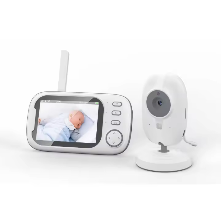 ABM600 Monitor de bebé 3,5 pulgadas cámara de Monitor de bebé LCD 2,4G madre chico Audio bidireccional cámara de vigilancia de niñera regalo de vídeo seguro - 1
