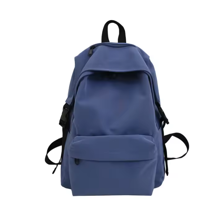 Mochila de nylon de moda sólida Estilo japonés para mujeres Ligera para secundaria y universidad - 1