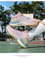 Nuevos zapatos deportivos suela suave antideslizante ligero zapatos de baloncesto - details 7